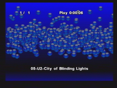 The SMS audio player screen during MP3 playback