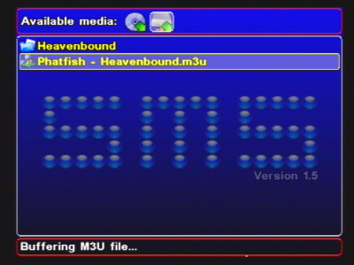 Opening an M3U playlist in SMS